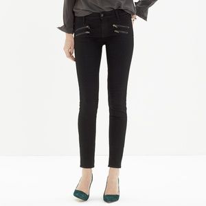 Madewell Gray Skinny Jeans with Zippers